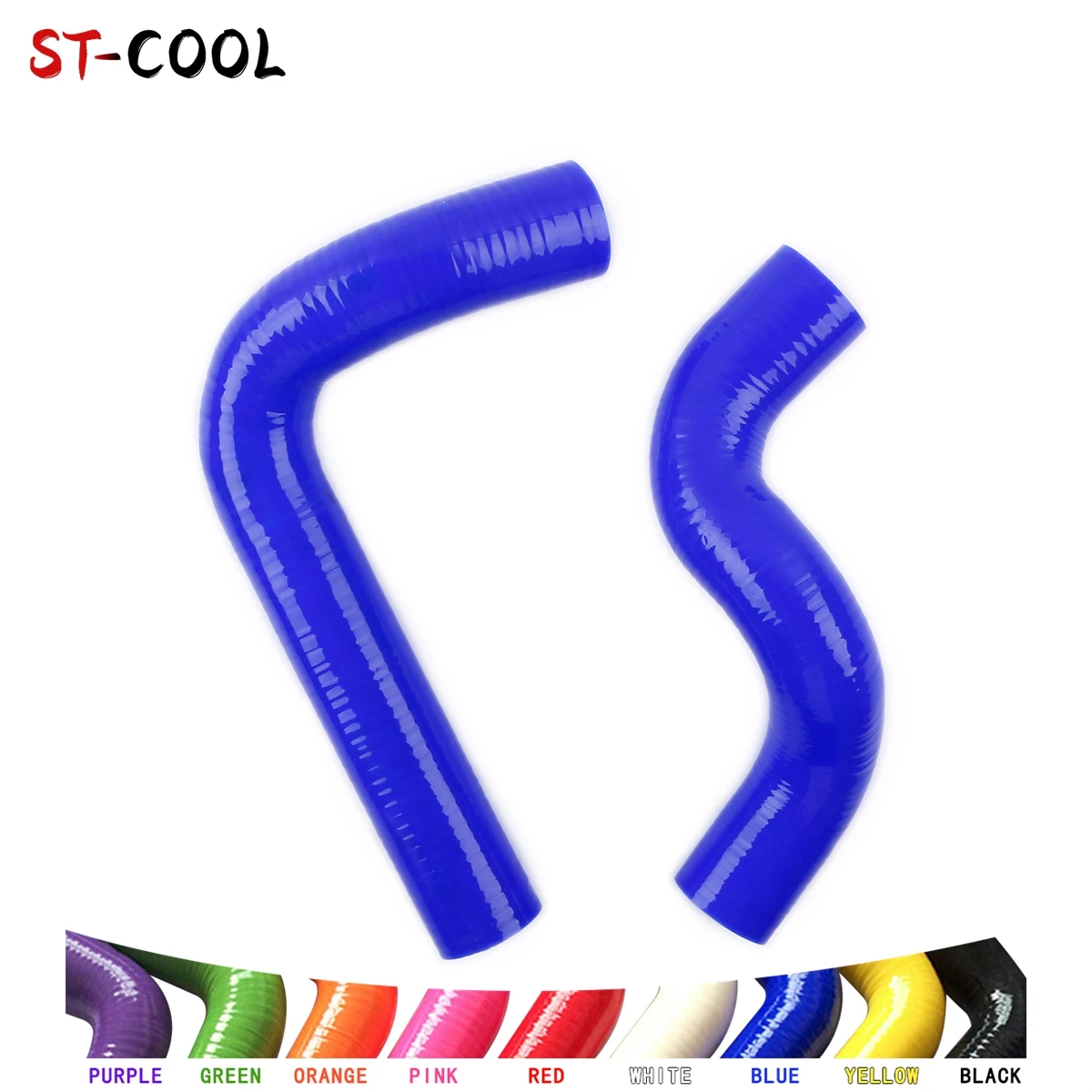 For 1984-1985 Mazda RX-7 RX7 GSL-SE 1.3L Radiator Hoses Kit Silicone Tubes Pipes 2Pcs 10 Colors