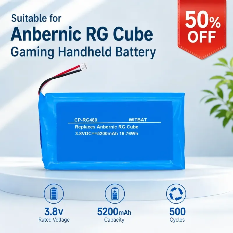 

For Anbernic RG Cube Game Handheld Battery AHB104180