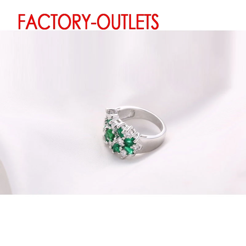 925 Sterling Silver Bridal Ring Fashion Jewelry Cubic Zirconia Prong Setting Best Gift For Women Girls Engagement Anniversar view 5