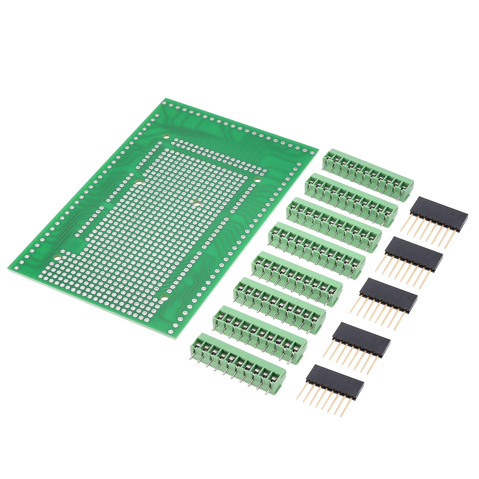 Compatible With MEGA2560 Double-side PCB Prototype Screw Terminal Block Shield Board Kit For Arduino Mega 2560 / Mega2560 R3