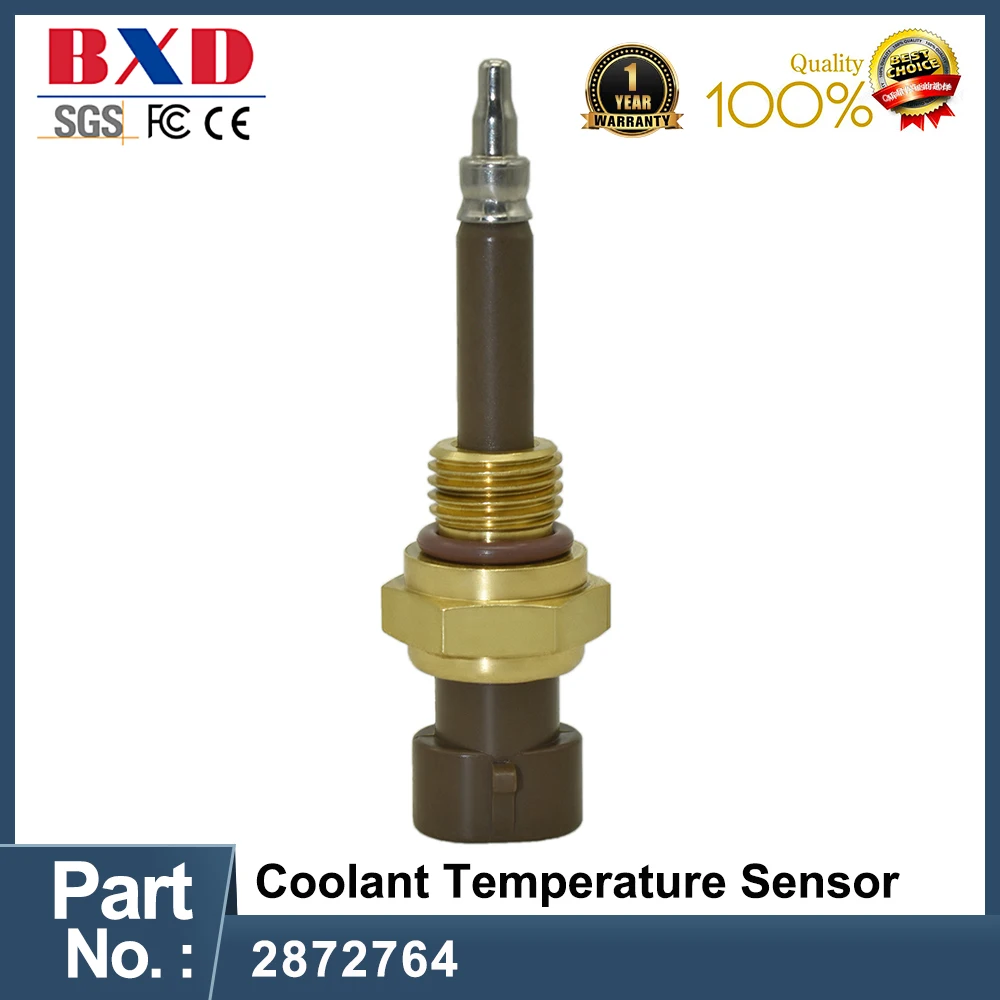 Coolant Temperature Sensor 2872764 For CUMMINS ISC ISL G ISL8.9 ISLE4 ISL9  ISX ISX15  ISZ13 QSC8.3 QSL9 QSL9 G QSX11.9 QSX15