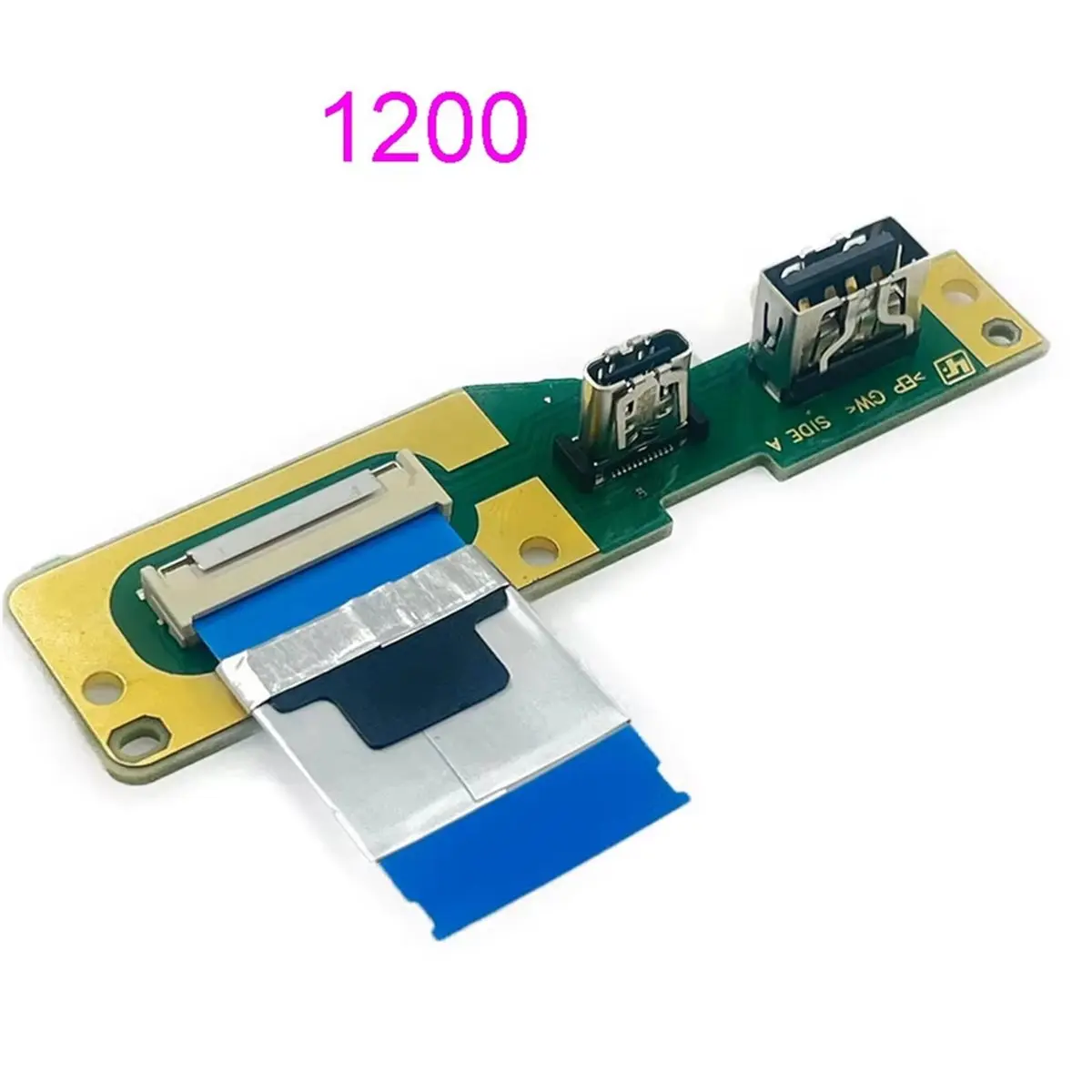 A86G NEW For 1200 Console USB TYPE-C/A Side Board with 40PIN Flex Cable Repair Parts