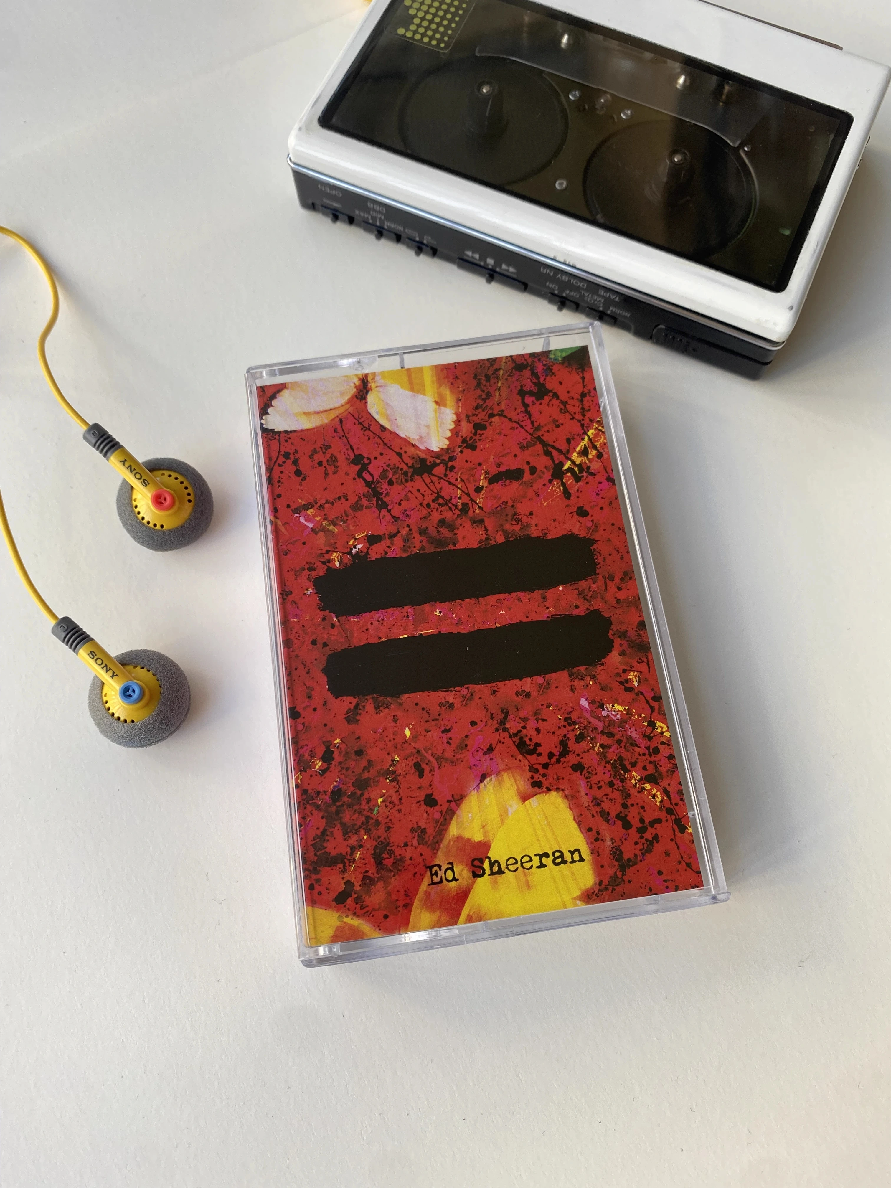 CD Sheeran-Retro Music Fita magnética, Álbum Bad Habits Cassetes, Cosplay Soundtracks, Box Recorder, Walkman, Carro, Festa