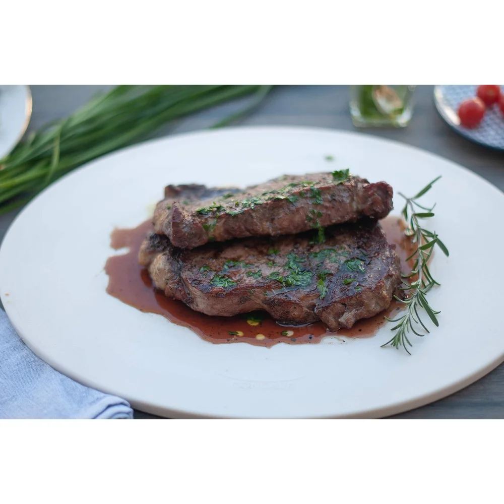 لوح نحت مقعر غير قابل للانزلاق من مادة البولي بروبيلين حامل اللحوم العصير لغسالة الأطباق آمن بيضاوي الشكل 17 × 13 بوصة مع أخاديد العصير #4