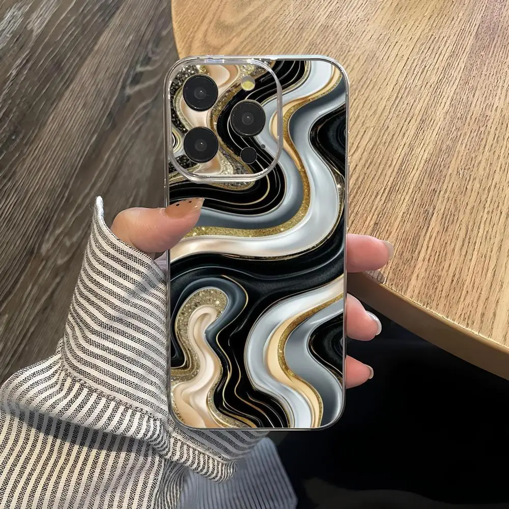 

Green Marble Phone Case Transparent magnetic case for iPhone 17/16/15/14/13/12/11 Pro & Pro Max, full protection