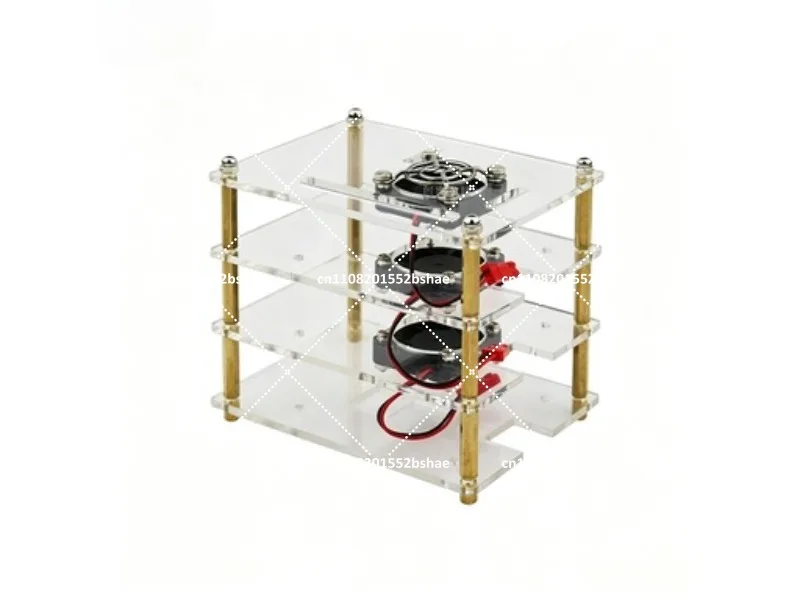 Multi-Layer Acrylic Cluster Case Stackable Shell Enclosure for Pi 4B 3B