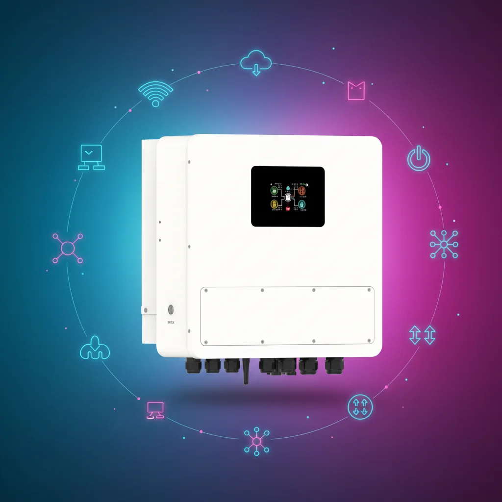 IP65 Single String On&Off Grid Hybrid Solar Inverter 6KW with 98% Efficiency for Home Use