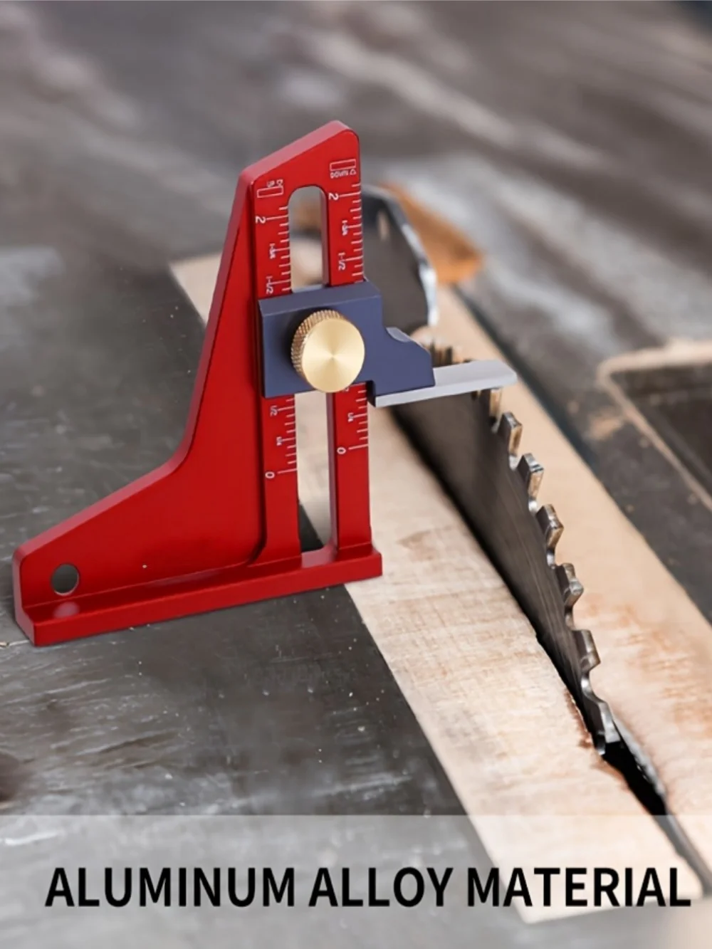 Precisiehoogtemeter - Metrisch dieptemeetinstrument, ideaal voor doe-het-zelf-projecten, houtbewerkingsgereedschap voor tafelzaag, freestafel - afbeelding 2