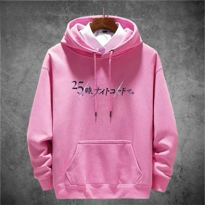 25-ji, Nightcord hoodies Oversized Unisex New Model personality Clothes sweatshirt Sports Crew Neck for Men Women Breathable top