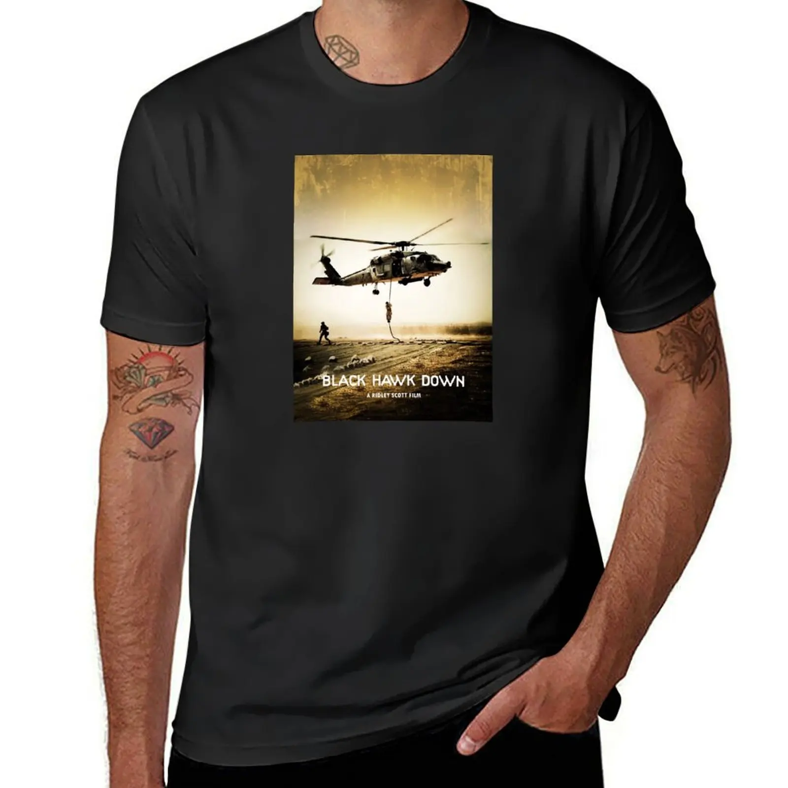 

Black Hawk Down T-Shirt boys animal print sublime funnys vintage heavy weight t shirts for men