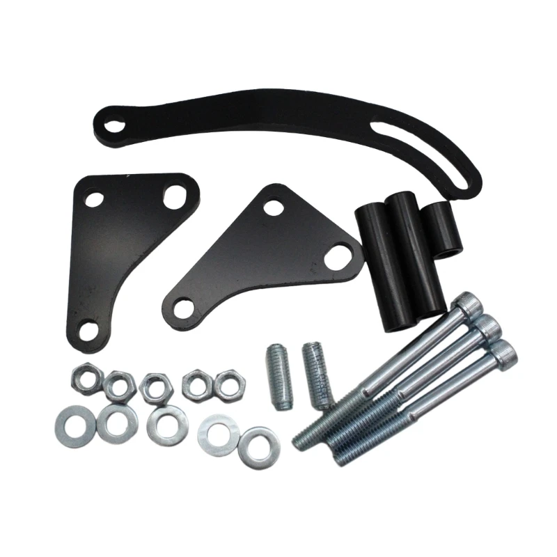 

Compatible for SBC Saginaw 327 350 Adjustable BBC Power Steering Pump Bracket Alternat Generator Bracket Kit Accessories L9BC