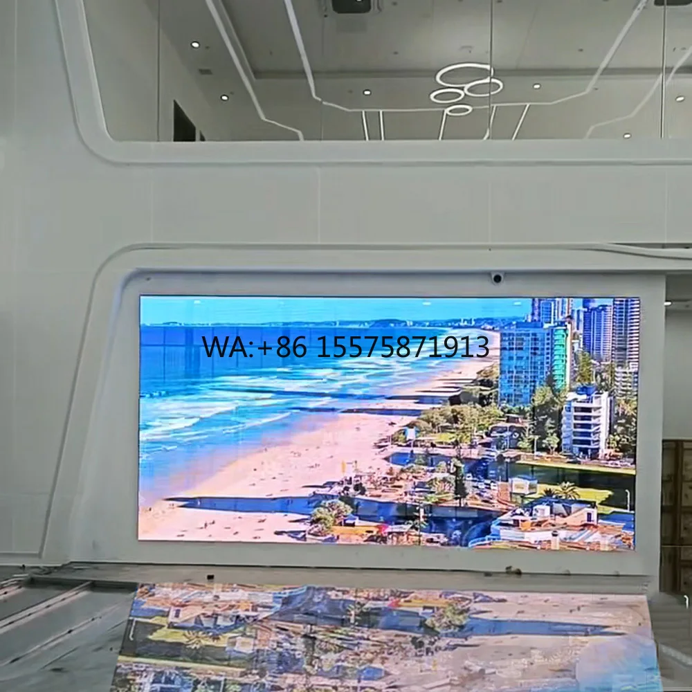 High Quality	transparent Led Screen P3.9-7.8 Transparent Led Film Flexible Transparent Led Screen for Retail Stores