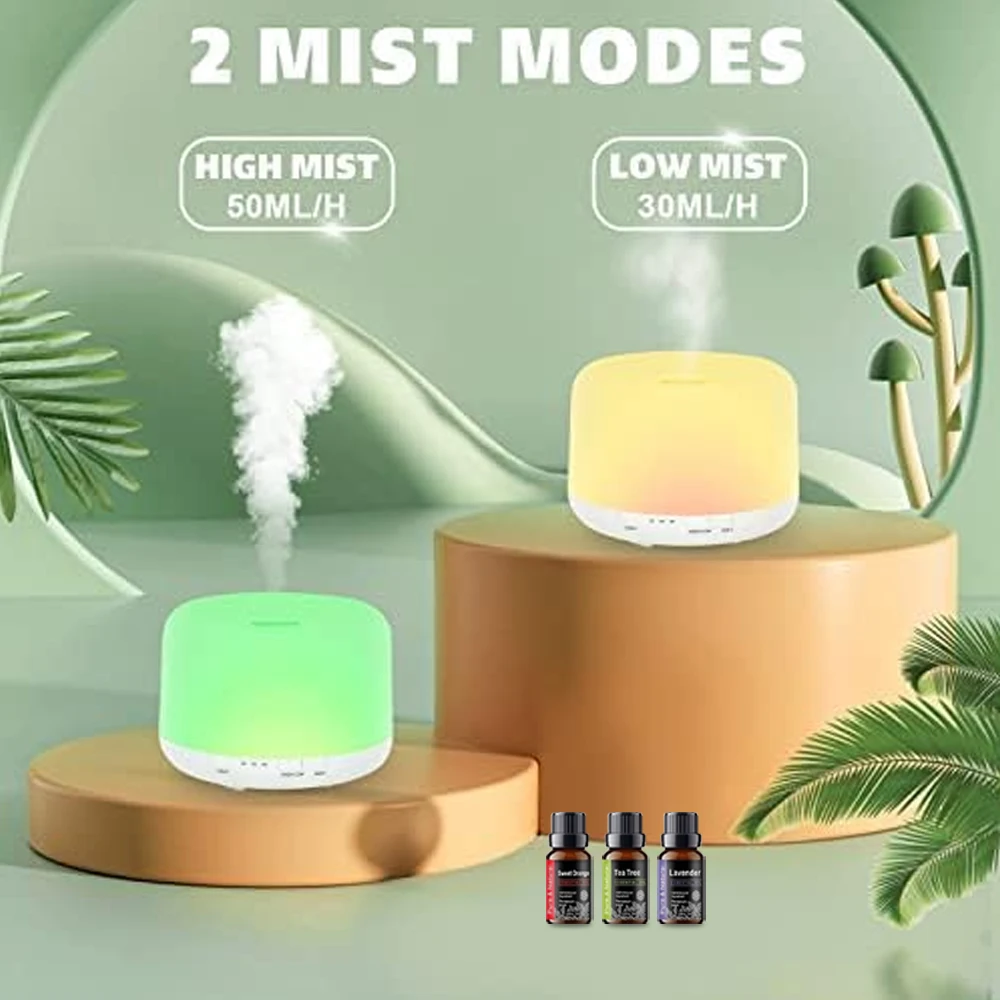 300ML Essential Oil Diffuser with RemoteControl BPA Free Ultrasonic Aromathera