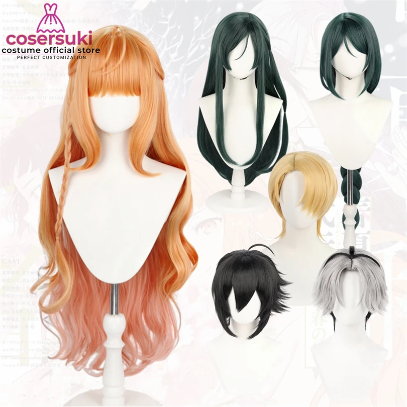 Agents of the Four Seasons Ayame Hazakura Hinagiku Kayo Rindo Azami Ruri HazakuraRosei Kantsubaki Itecho Kangetsu Cosplay Wig