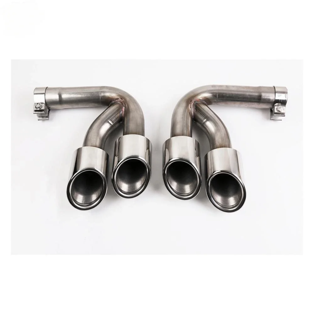 

Flyfis for Cayenne GTS style 9Y0 2018-up exhaust tip pipes muffler tips tail pipe mirror polish normal