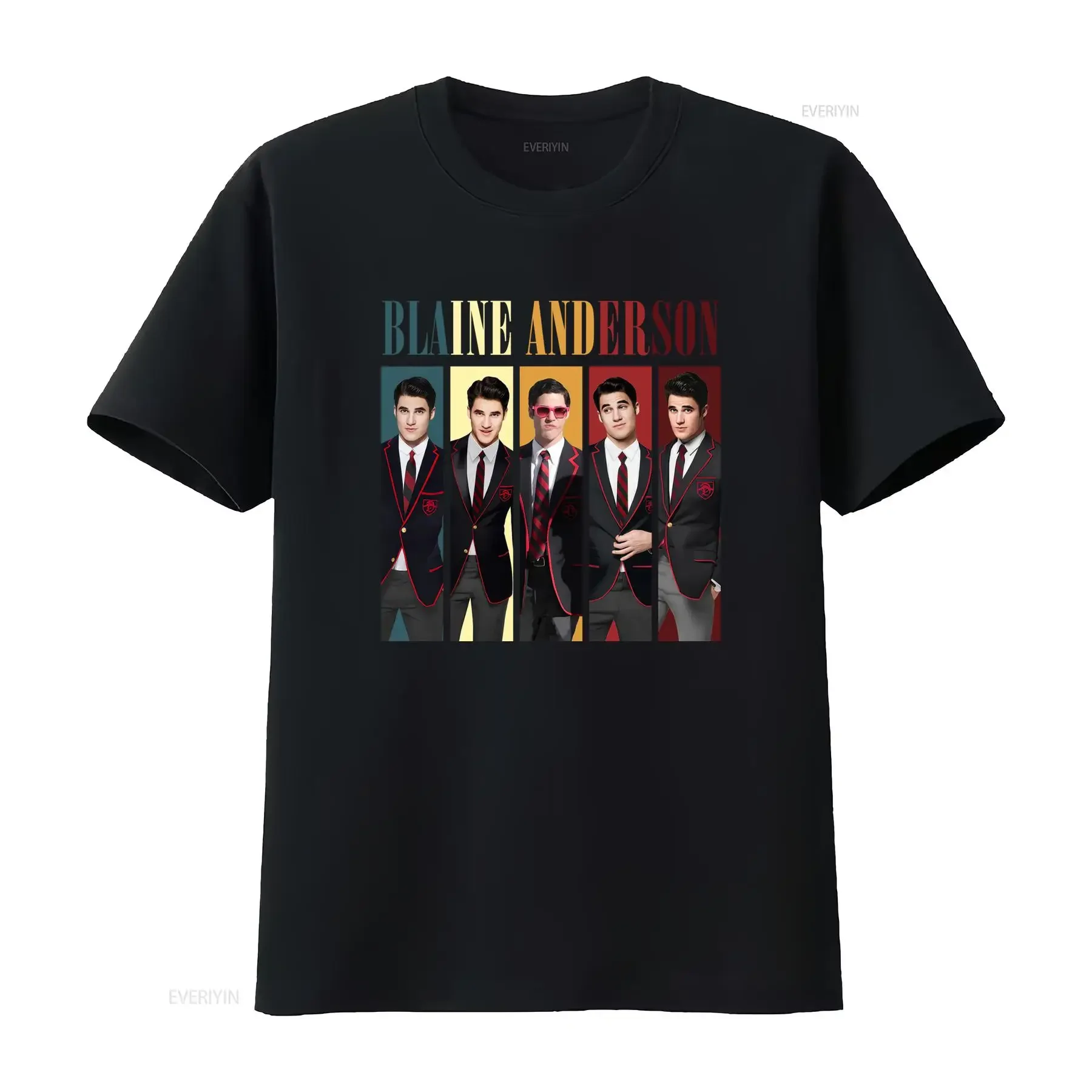 Blaine Anderson Era Tour T Shirt Glee Inspired Warblers Dalton Academy Fan Vintage Music Character for Gleeks vintage Washed