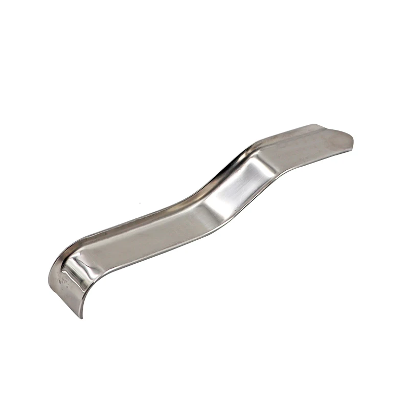 คีมปากตะขอทันตกรรมสเตนเลสรูปตัวเอสที่ดึงริมฝีปากรั้งแก้มเครื่องมือทันตกรรมทีี่เปิดปากโลหะ1ชิ้น