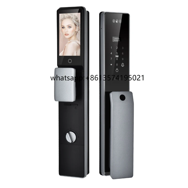 

Factory OEM Tuya Xhome Smart Real Time Intercom Wifi Intelligent 3D Face Recognition Door Lock Matter with google Home
