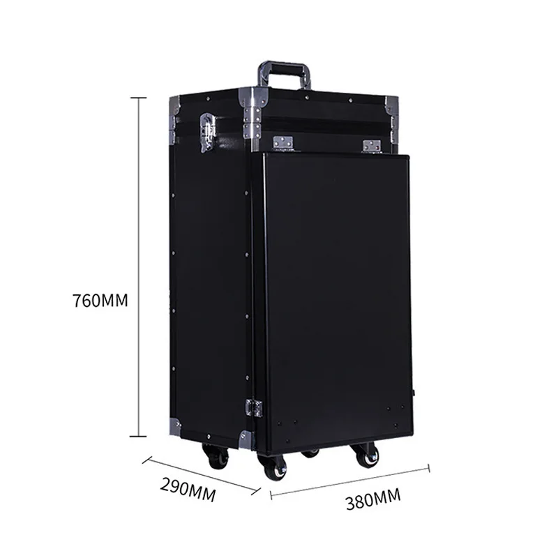 

Cosmetic case trolley large capacity advanced manicure case