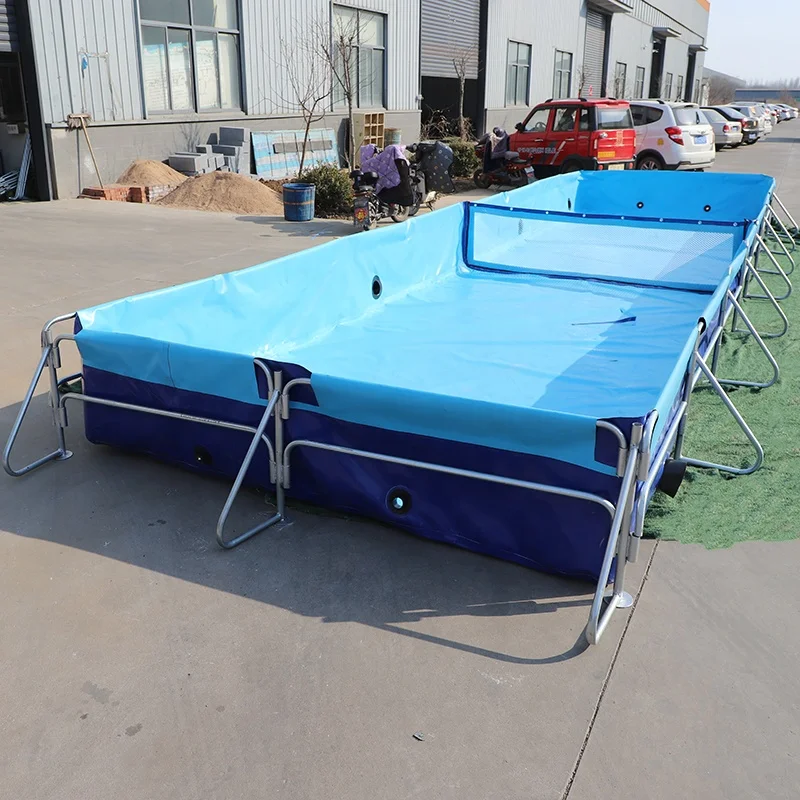 China Supplier Rectangular Shape Flexible Collapsible Plastic Pvc 3000 -50000liter Water Tank For Sale