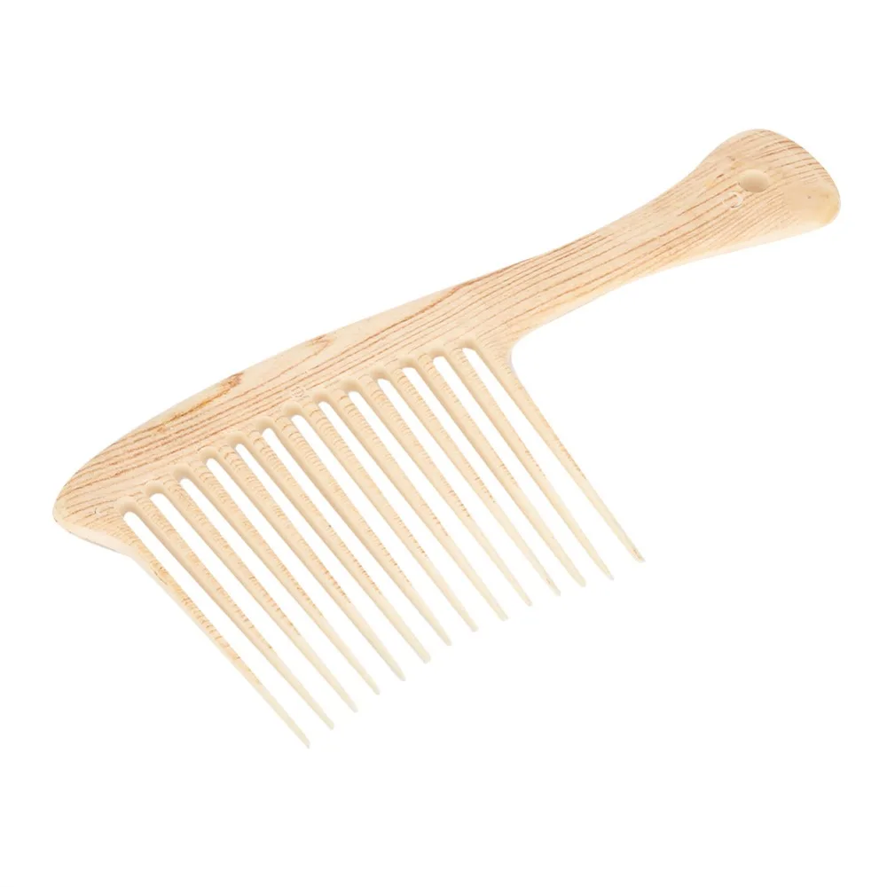 Plastic Material Wide Tooth Comb Multi-functional Portable Size Hairstyle Comb Ergonomic Handle Smooth Detangling Oil Hair Comb