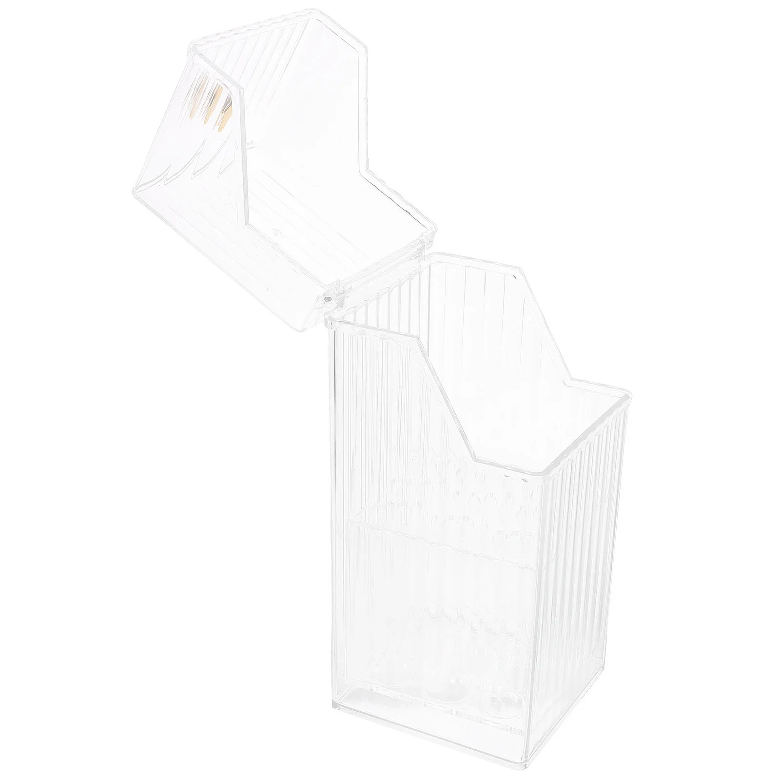 

Makeup Brush Organizer Clear Pet Desktop Storage Cup For Brushes Pencils Lipsticks Vanity Bathroom Desk Stationery Holder