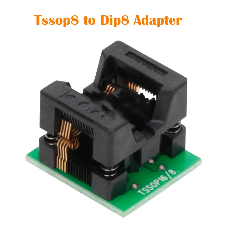 Ligne de sonde de test à pince TSSOP8, 8 broches, 4.3mm-0.65mm, pigments de circuit IC sur programmeur USB, EZP2019, EZP2023, Xgecu, TL866II, T56,