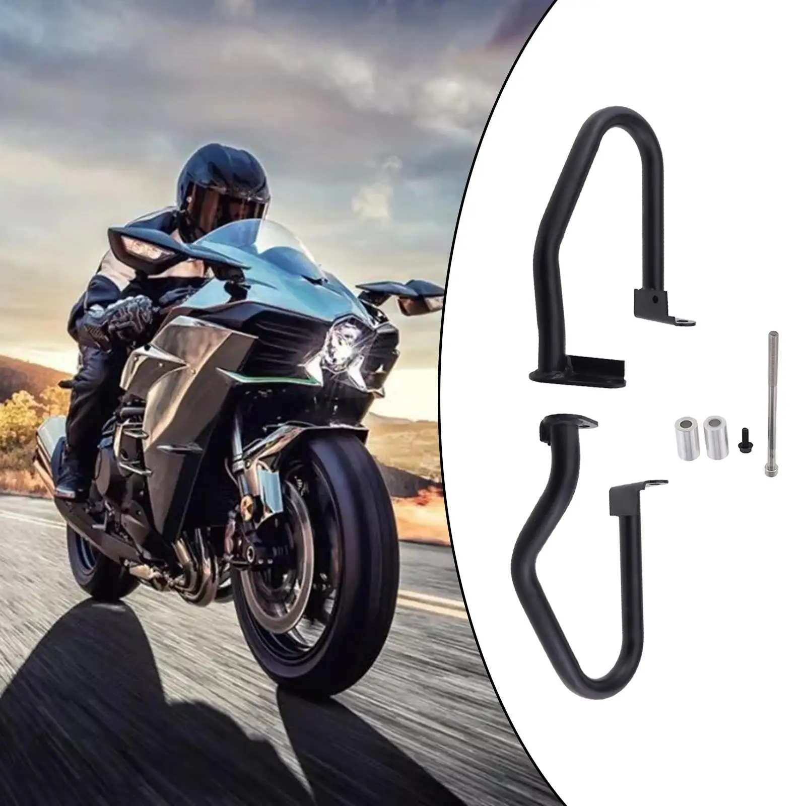 

Front Lower Crash Bar Engine Guard Protection Bumper Fits for Honda Cmx 1100