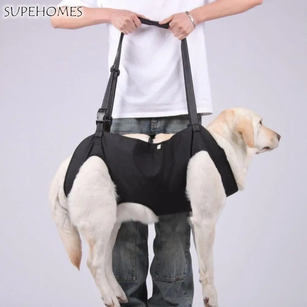 

Adjustable Strap Dog Lift Harness Portable Legs Support Dog Sling Carrier Soft Lining Thicken Handle Pet Lifting Vest Walking
