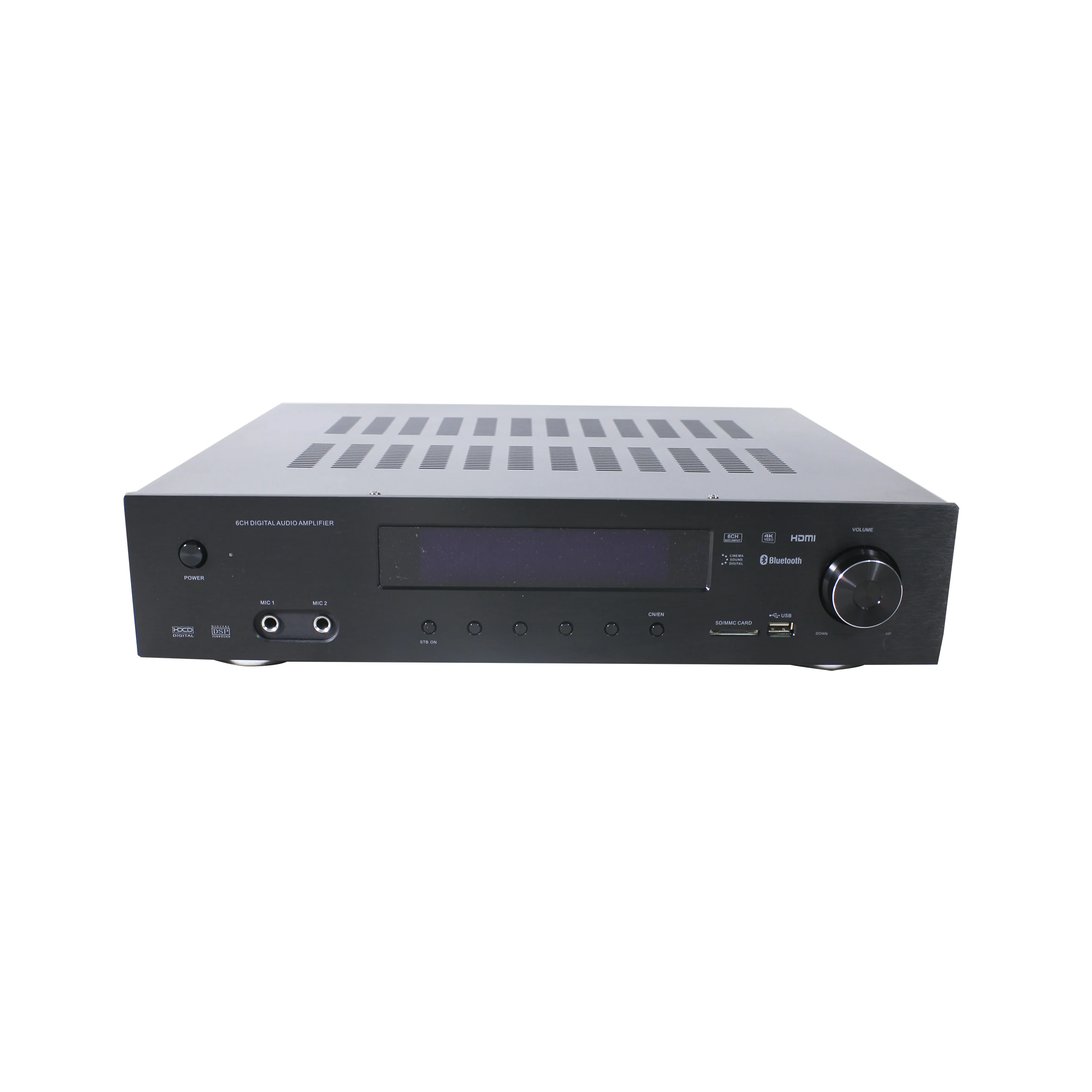 5.1 Channel Hi-fi Home Theater Digital Audio Video Power Amplifier With Full-function Infrared Remote Controller