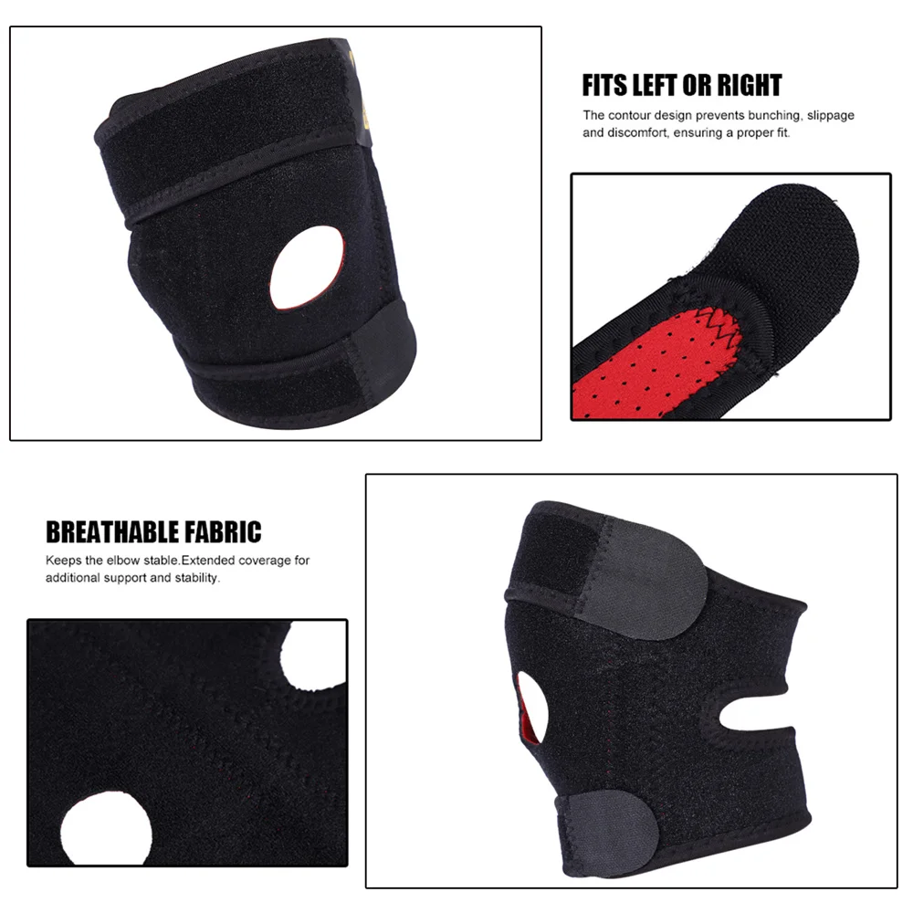 Adjustable Elbow Guard Wrist Strap Breathable Neoprene Tennis Golfer Elbow Guard Wrist Strap Arm Support Strap