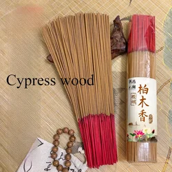 Pure Natural Material Cypress Incense Stick Worship Buddha/Temple Incense Lasting/purify The Air/soothe The Spirit Joss Stick