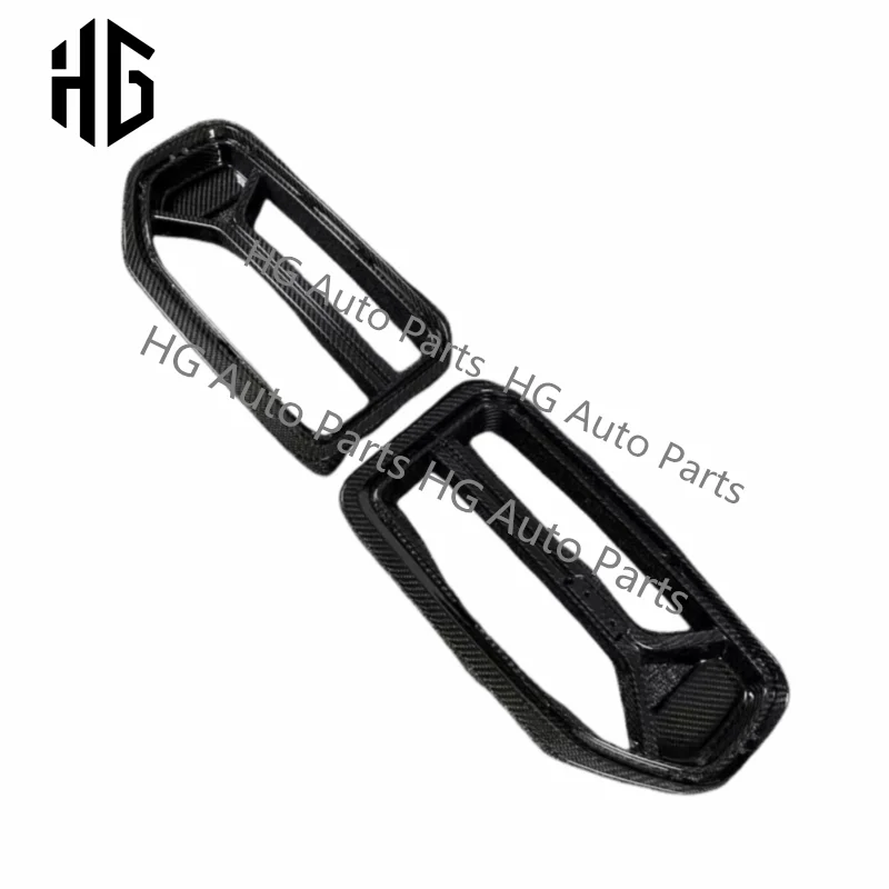 Real carbon fiber CSL style front bumper grill body parts for bmw 2 series m2 g87 csl design car grille bumper hood