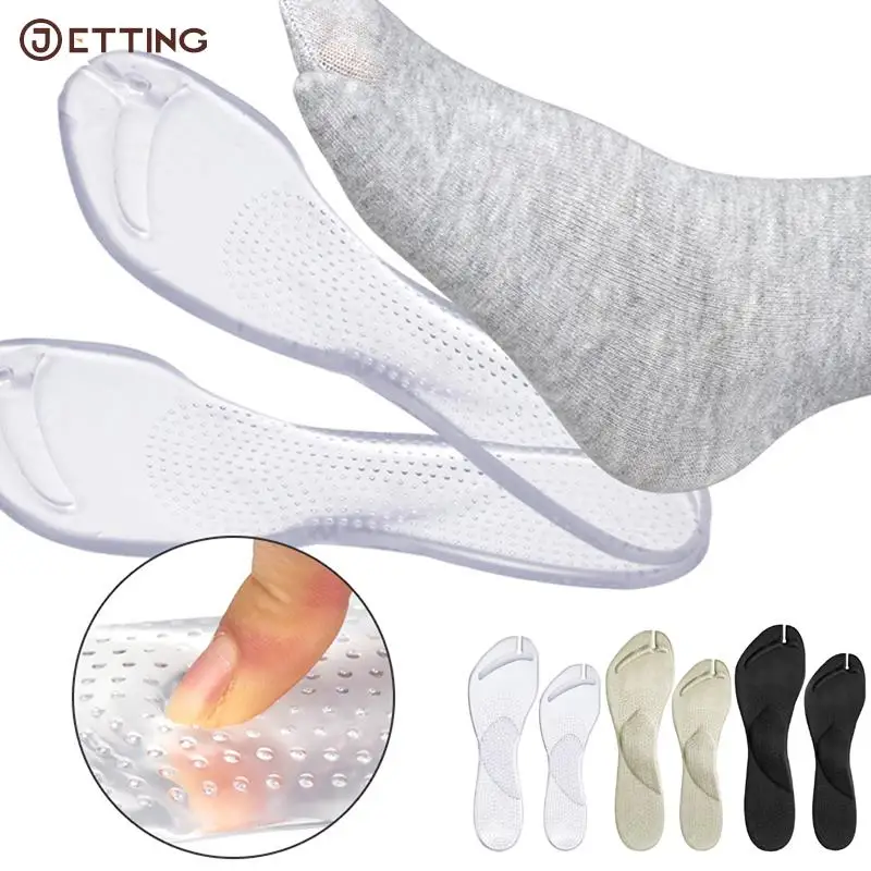 NEW 1Pairs Soft Flip Flop Gel Cushions Pad Toe Protectors for Thong Sandal Inserts Guards Insoles Shoes Grip Pads Metatarsal Pad