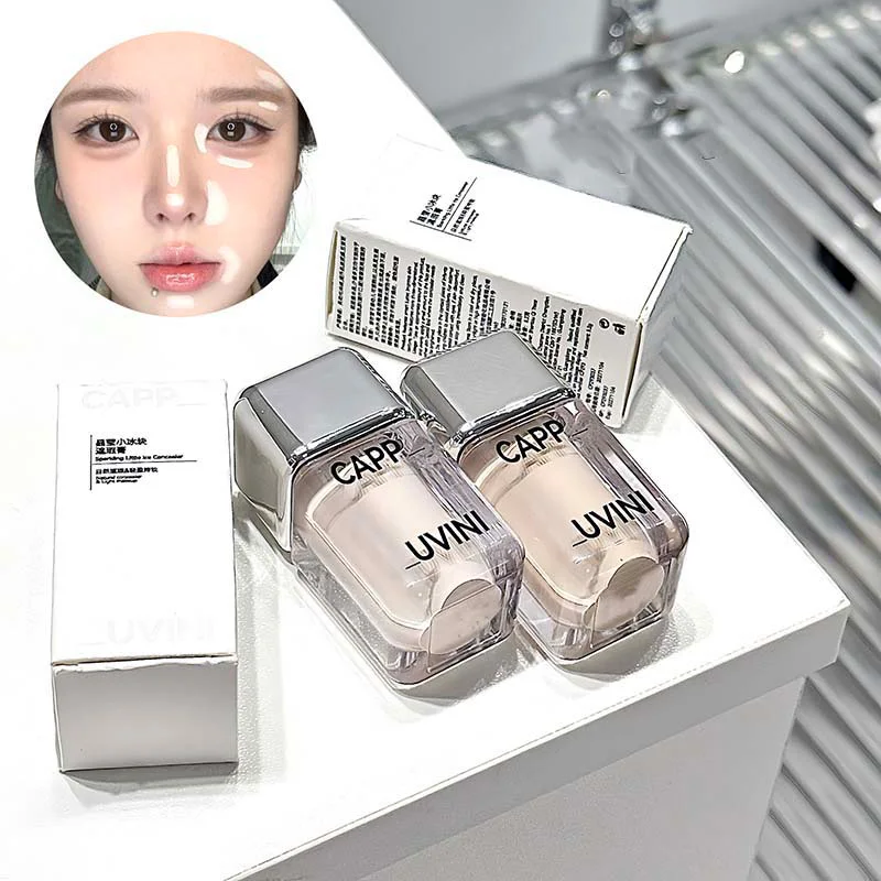 Korektor Cappuvini Crystal Ice Cube - lekkie, długotrwałe krycie z formułą nawilżającą do bezbłędnego wykończenia