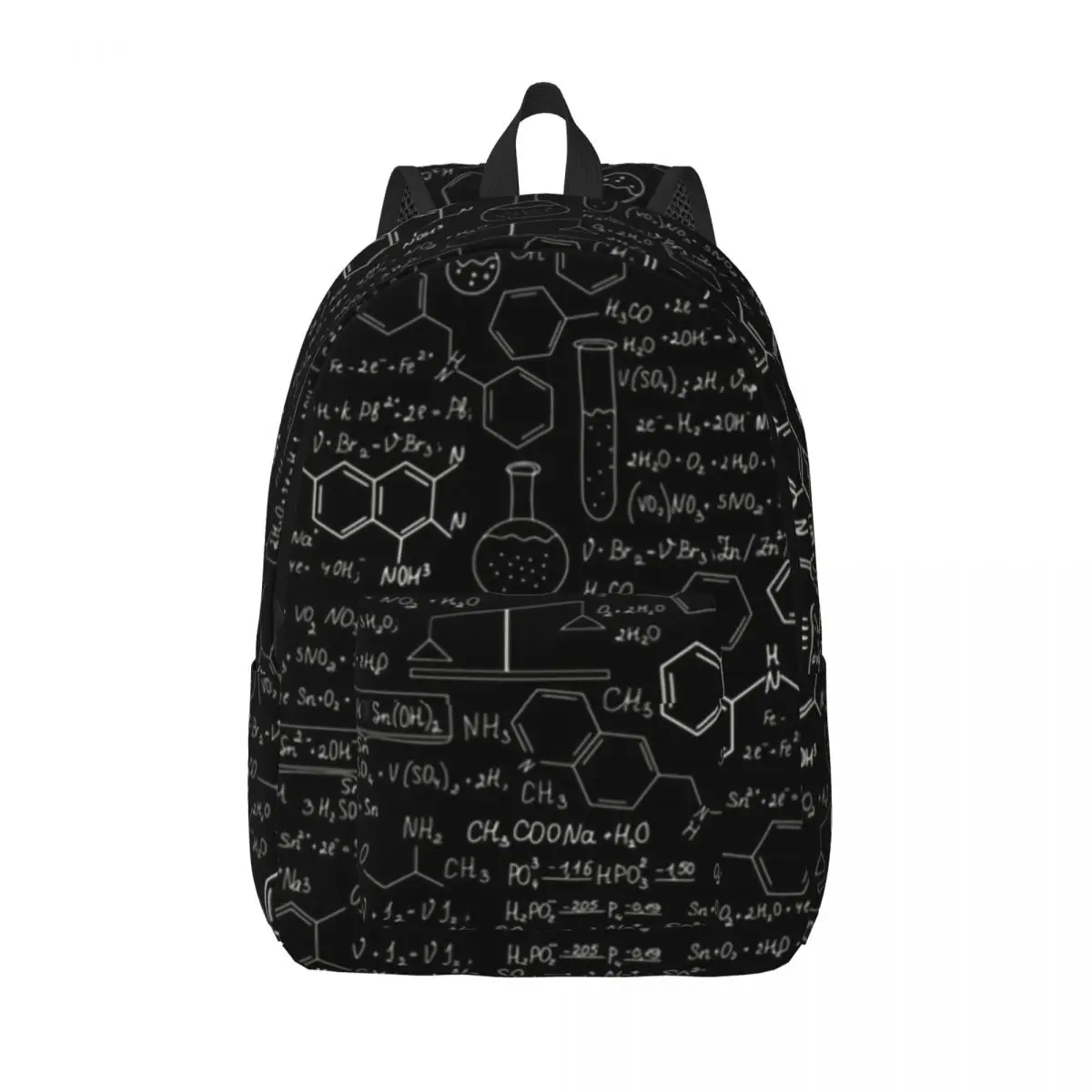 

Chemistry Is Fun Travel Canvas Backpack Women Men School Computer Bookbag Science Nerd College Student Daypack Bags