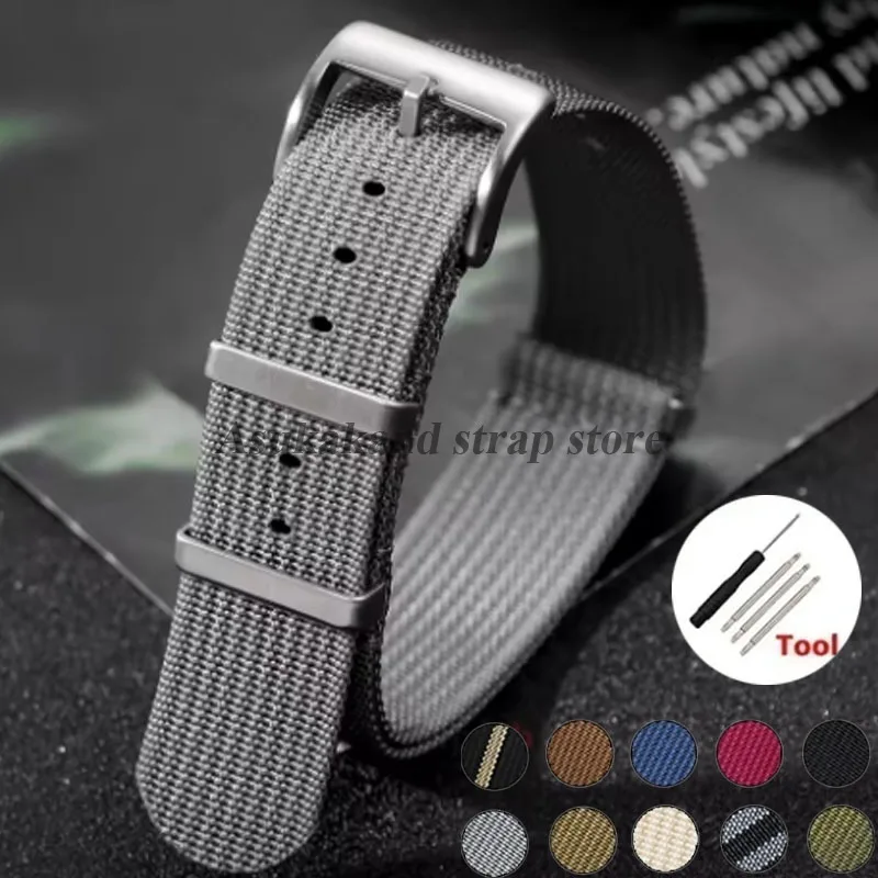 Ремешок для часов 20 мм 22 мм, аксессуары, новый ребристый нейлоновый ремешок для часов, нейлоновый ремешок для часов Omega для Rolex, ремешок для часов, мужские и женские браслеты