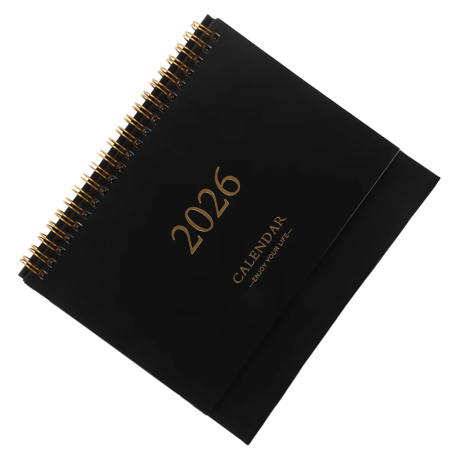 

Compact Flip Mini Desktop 18 Months Thick Paper Schedule Planner Office Decor Small Space Black 2026 Desktop Calendar 2026 Tent