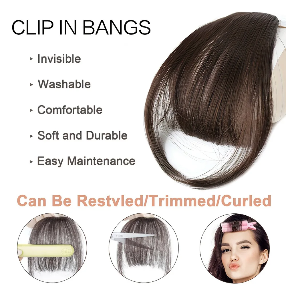 Thumbnail 3 - #6 Trending Clip-In Fringe Bangs Right Now
