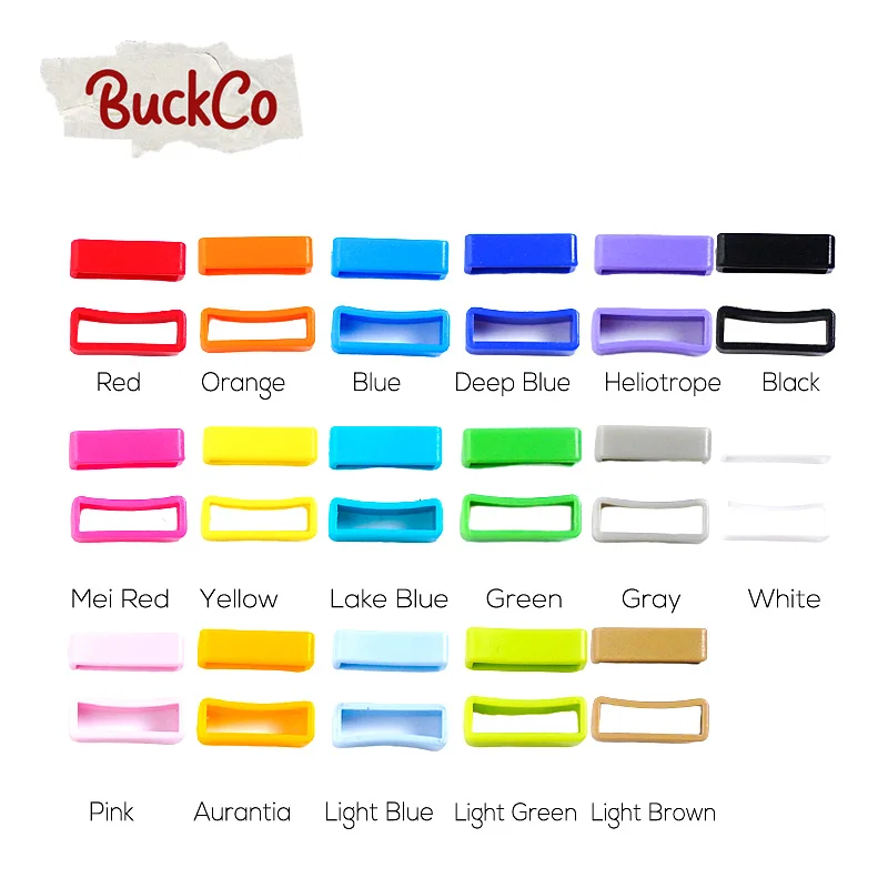 15mm 20mm 25mm high quality colorful spray paint plastic buckle accessories suitable for backpack with pet collar holder