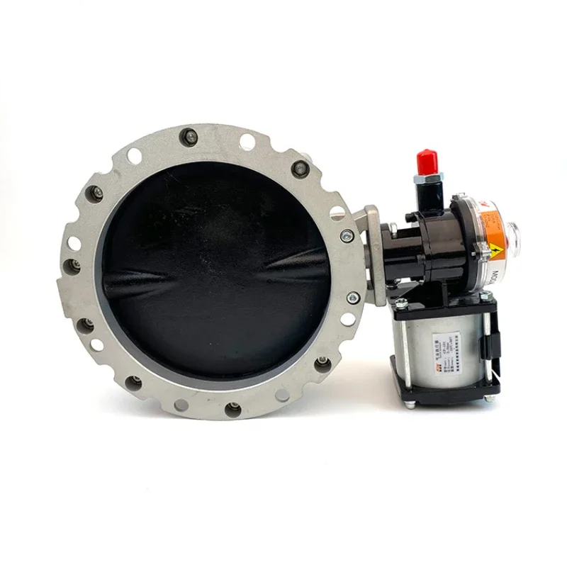 Butterfly valve series V1FS V2FS single flange DN100-DN400 pneumatic powder butterfly valve for cement coal ash dust