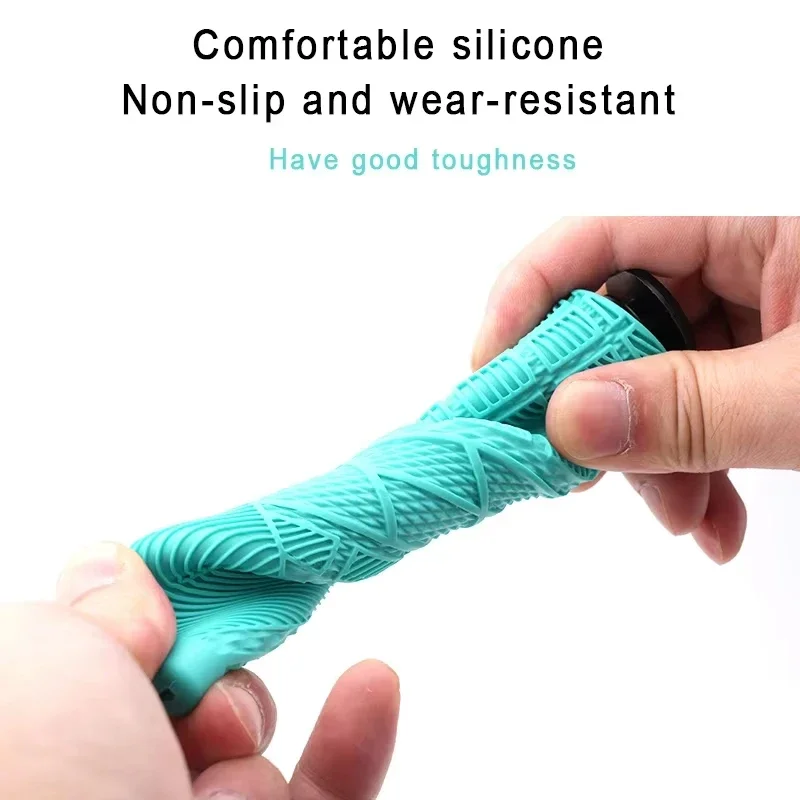 ODI سيليكون دراجة القبضات الجبلية دراجة المقود غطاء المضادة للانزلاق دراجة هوائية جبلية للطي التوازن BMX DH مقبض القبضات الدراجات أجزاء #5