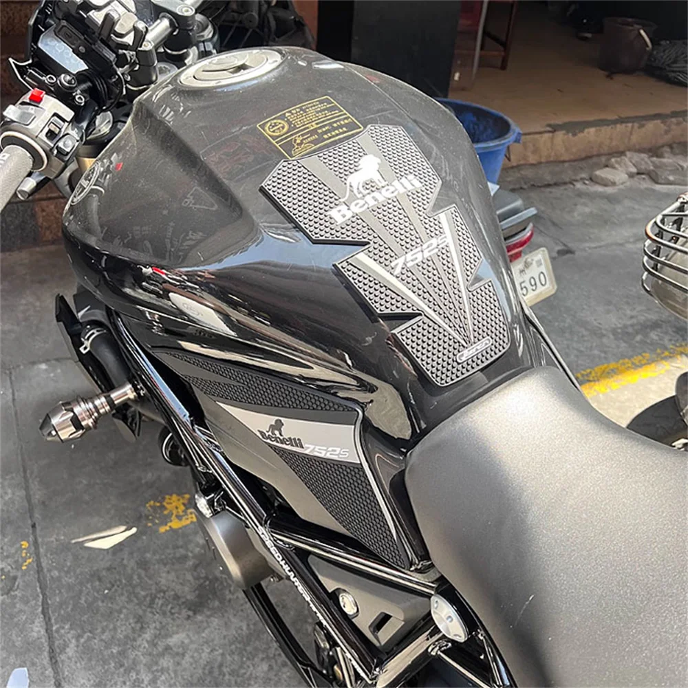 For Benelli 752S 752 752s 2018- new fuel tank rubber anti slip pad body decoration protection 3D sticker