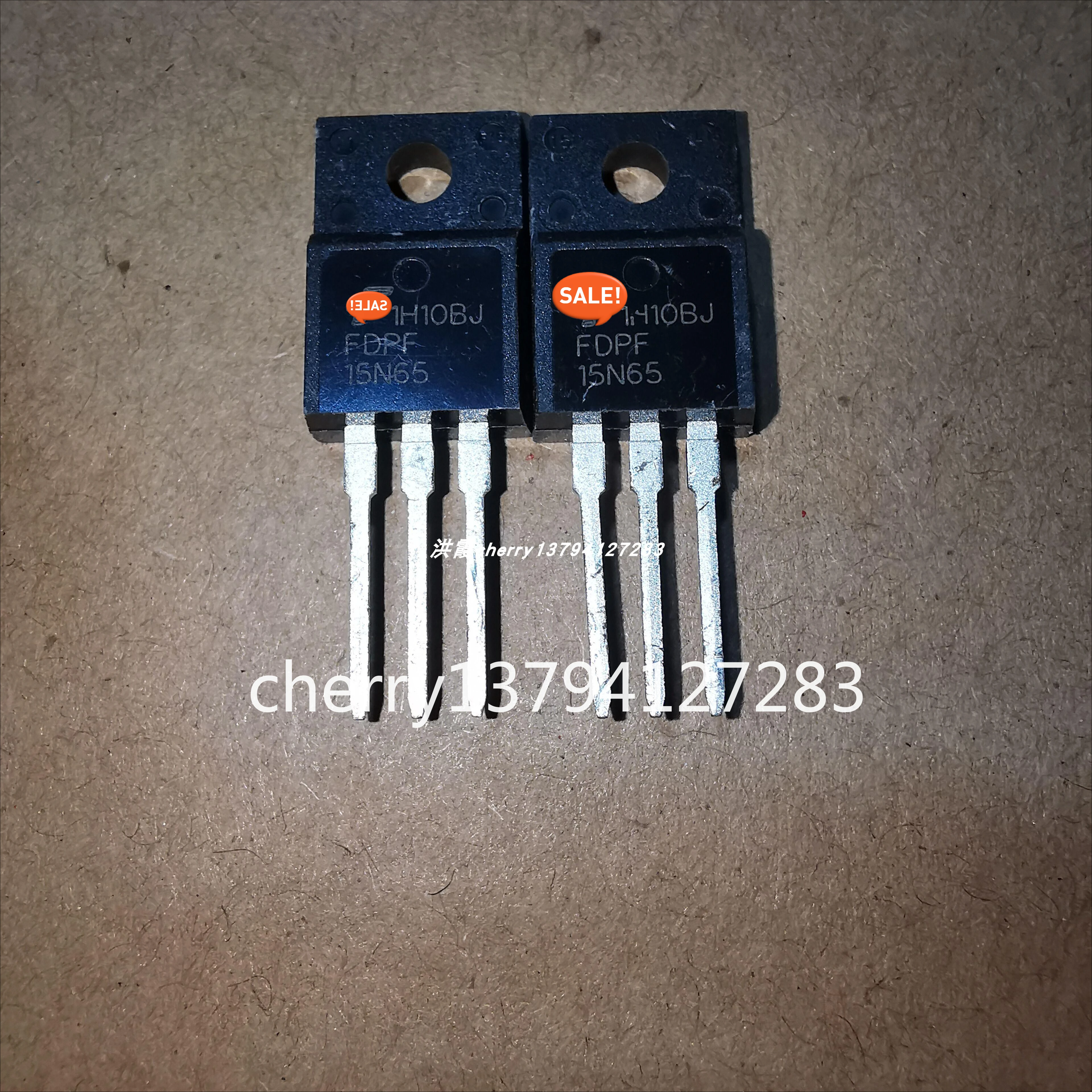 

(10PCS) FDPF15N65 15A 650V TO-220F new Electronic Components & Supplies