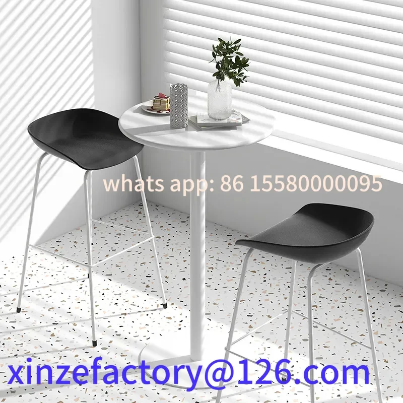 

Customizable Simple Milk Tea Shop, Dessert Shop, High Coffee Table, Casual Bar Counter