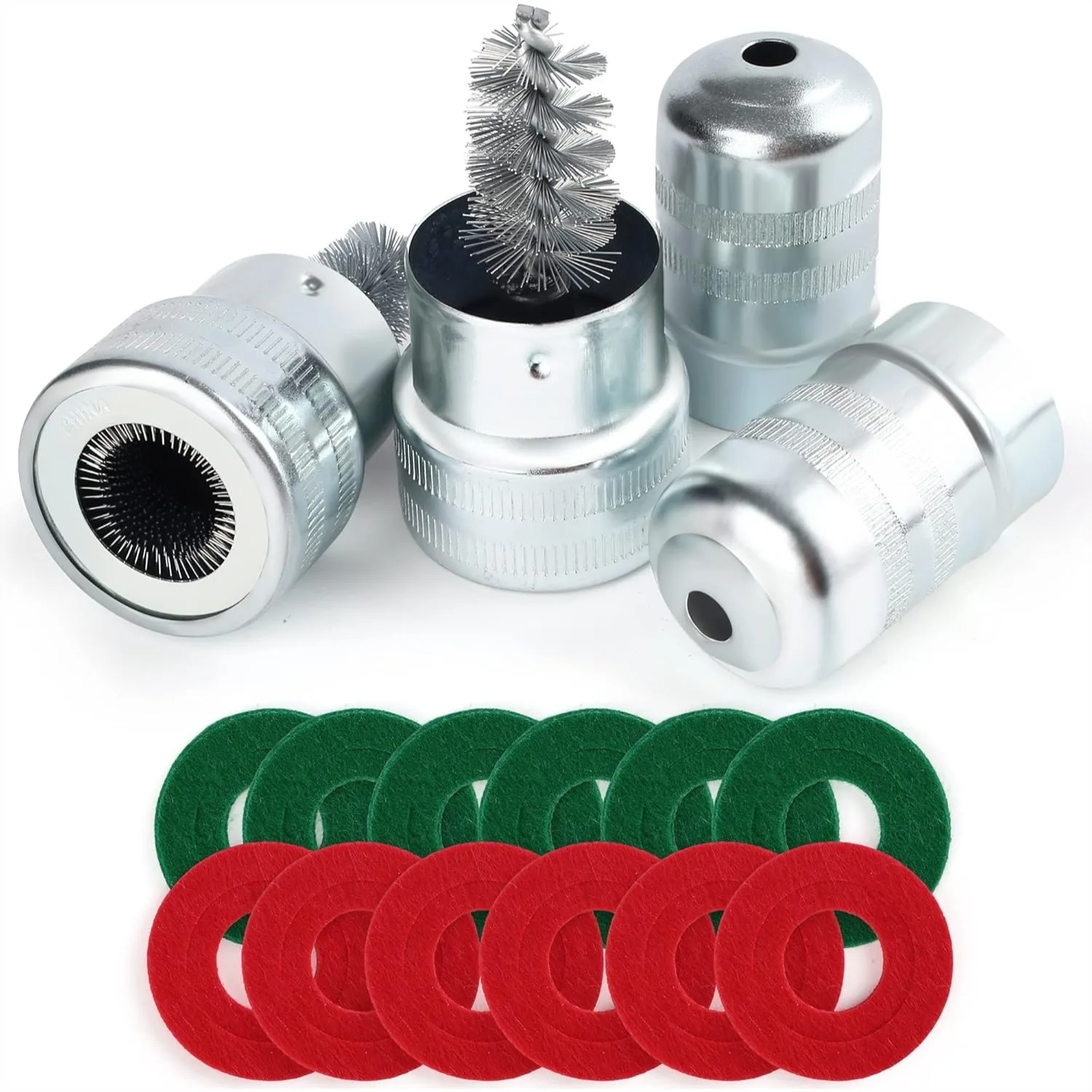 

Battery Terminal Cleaners 2 Pcs with 12 Anti-Corrosion Fiber Washers for Car Marine RV