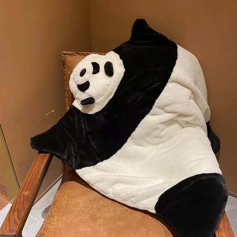 

Panda Home Blanket Summer Office Nap Blanket Air Conditioning Blanket Thin Small Quilt Children's Birthday Gift