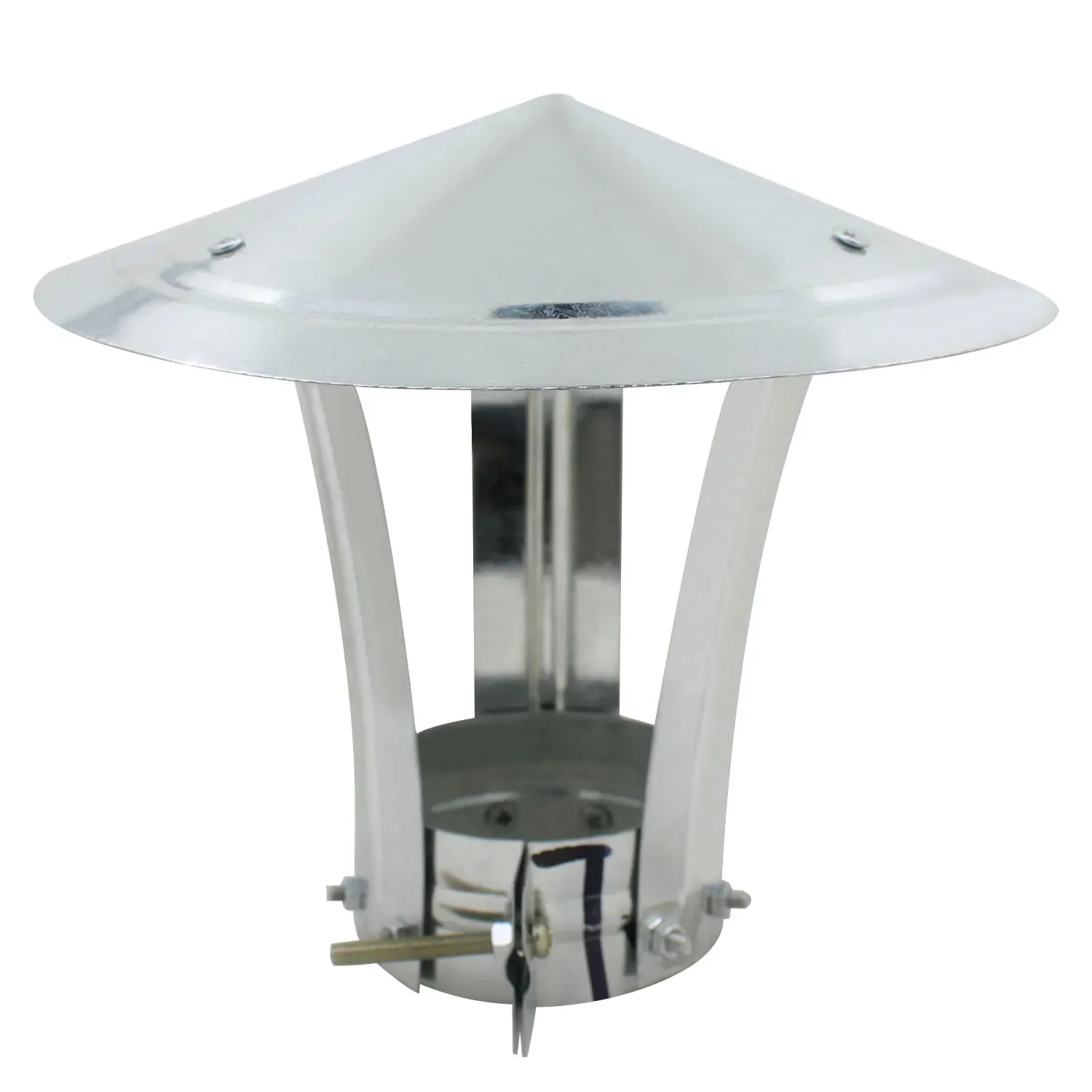 Zinc‑Coated Iron Mushroom Chimney Rain Hat, Fireplace Stove Pipe Vent Cap Cover