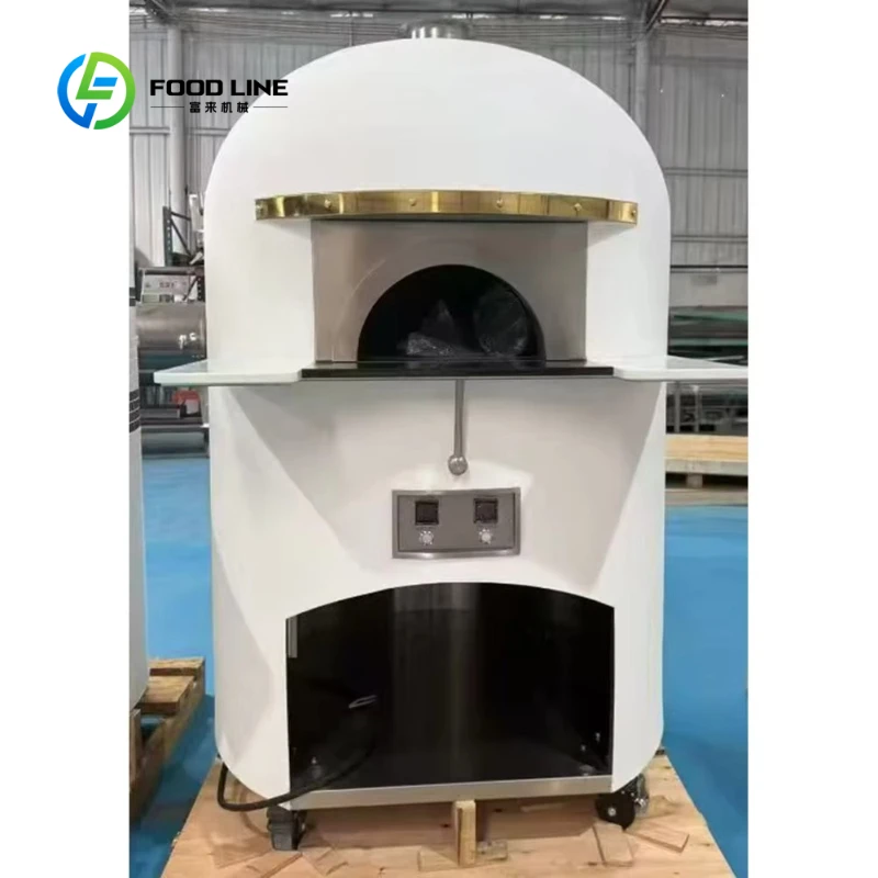 Customized Commercial Large Neapolitan Italian Woodfired Brick Burning Clay Neapolitan Pizza Oven Built-in Oven for Bakery