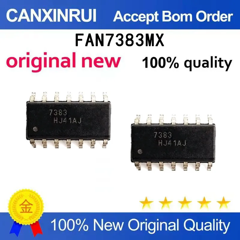 (5-100 PCS) Brand new original FAN7383MX patch SOP-14 silk screen FAN7383 driver chip in stock